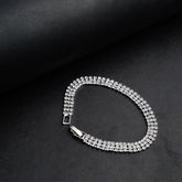 Silver Rhinestone Bracelet